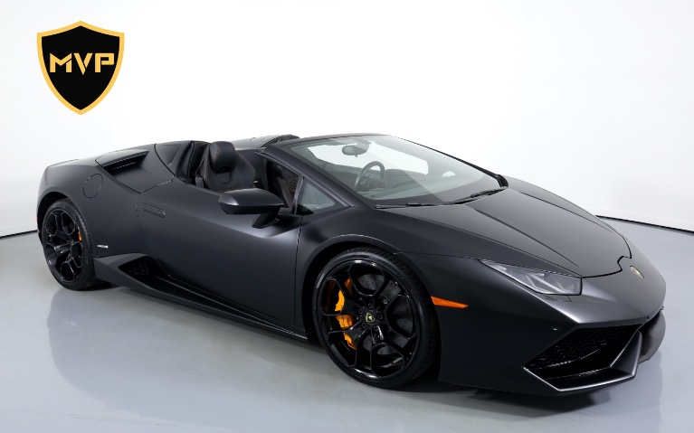 Used 2022 LAMBORGHINI HURACAN EVO SPYDER for sale Call for price at Exotic VIP Rentals in Miami FL